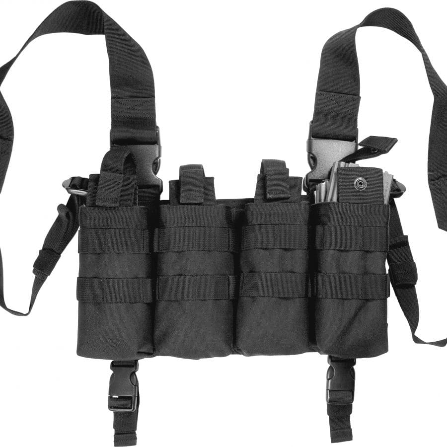 2K90 - Triple magazine H&K MP5 tactical thigh pouch - Vega Holster