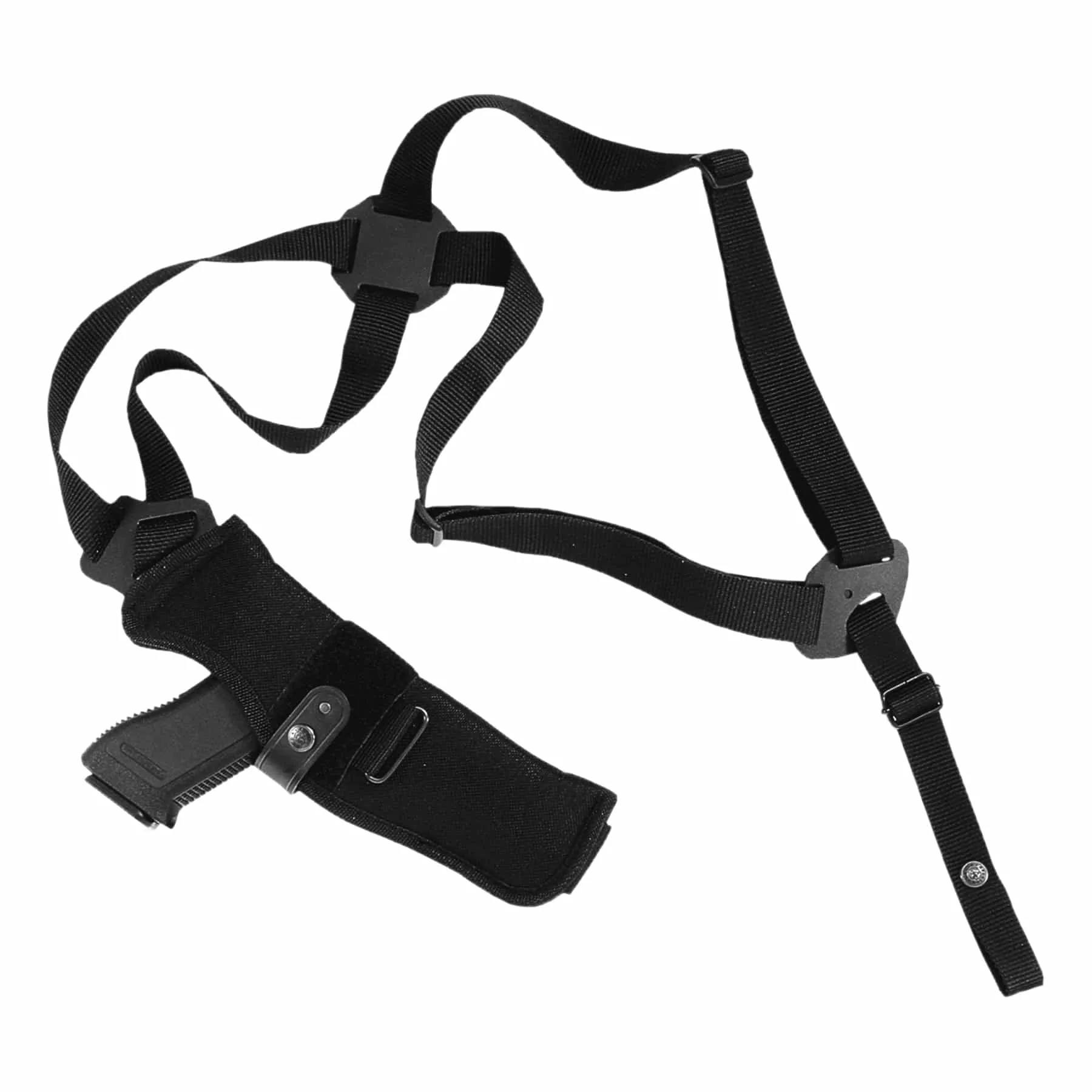 thumbnail interactive-video image 1 of OUTBAGS USA Nylon Shoulder Holster For Springfield XD 40 & 45 – Handmade In California 1 of 6