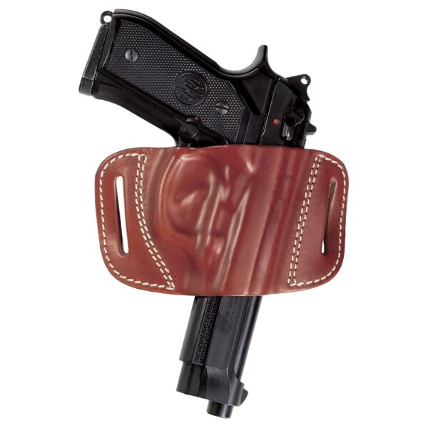FB1 - BELT LEATHER HOLSTER UNCOVERED FULL BARREL