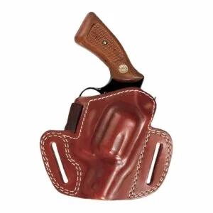 FD1 - BELT LEATHER HOLSTER UNCOVERED FULL BARREL