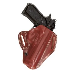HB1 - OPEN LEATHER BELT HOLSTER
