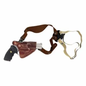 Fondina Ascellare Tattica In Pelle – Regolabile E Confortevole Per Pistole 1911, 92, Glock 43/45