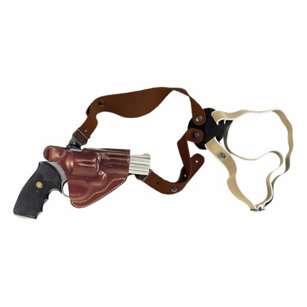 O1REV - SHOULDER OR BELT LEATHER HOLSTER