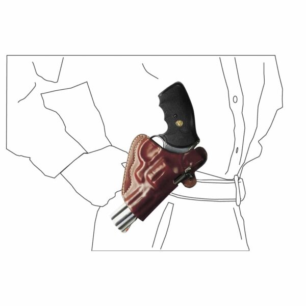 O1REV - SHOULDER OR BELT LEATHER HOLSTER - Image 3