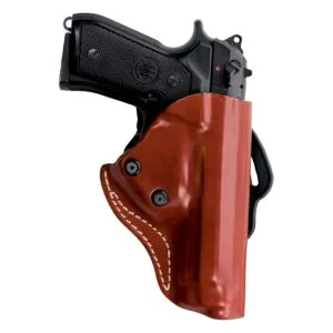 TS1 - BELT LEATHER HOLSTER WITH AUTOMATIC SAFETY SYSTEM