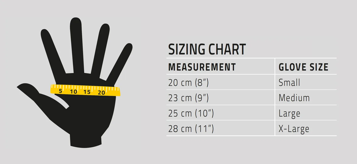 Glove Size Chart