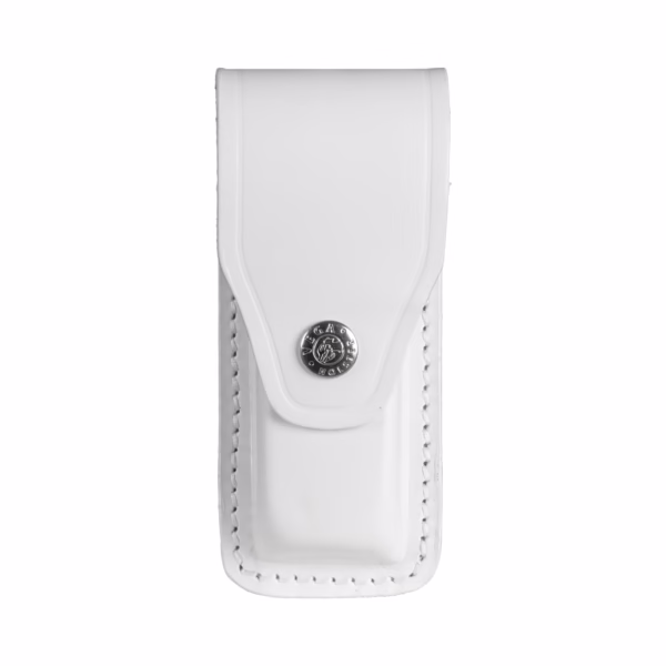 1P00 -PORTACARICATORE IN PELLE CON DOPPIO BOTTONE