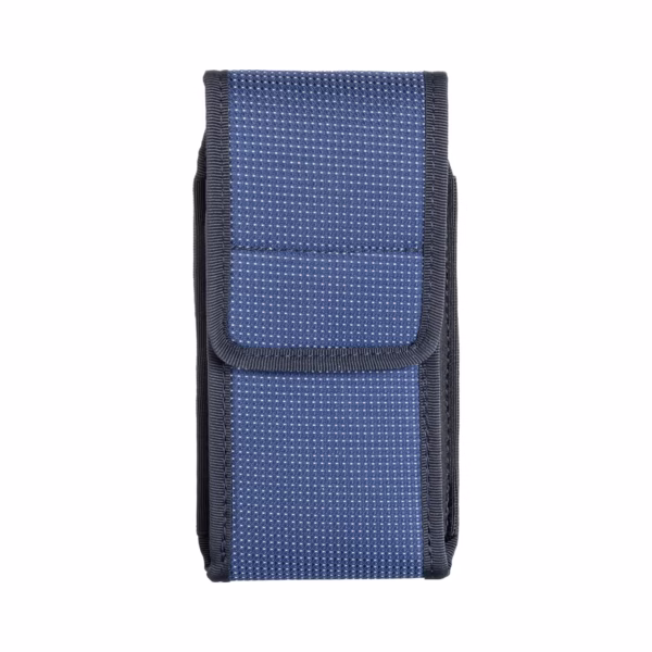 92R28RB - Porta smartphone in tessuto blu alta visibilità