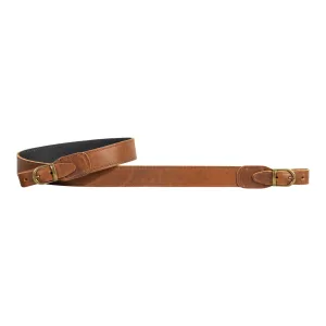 1AL13 – Bretella in pelle H 3 cm con inserto antiscivolo