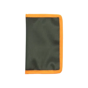 2WM21 – Porta licenza in nylon con bordo arancio antismarrrimento