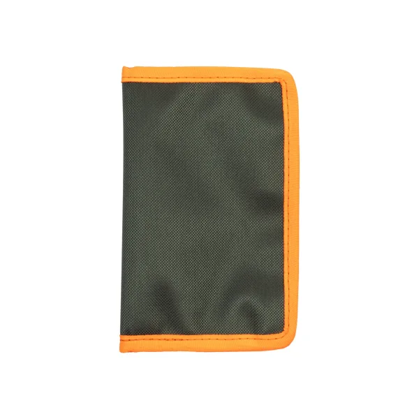 2WM21 – Porta licenza in nylon con bordo arancio antismarrrimento